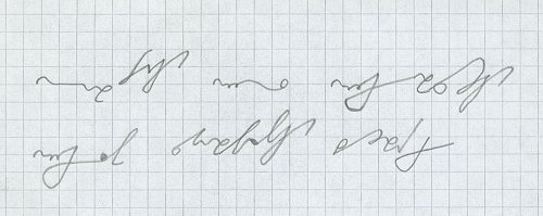 Frl. Helga, bitte zum Diktat 