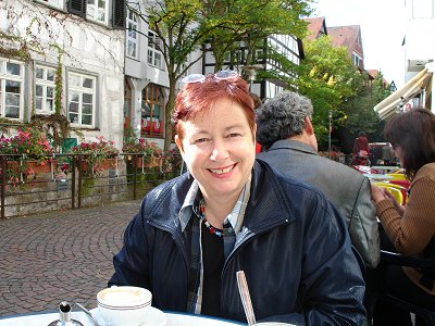 Petra in Tübingen Oktober 2005