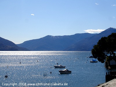 Lago Maggiore von Ascona gesehen