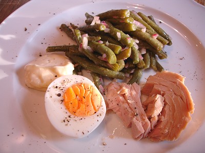 Bohnensalat mit Tunfisch