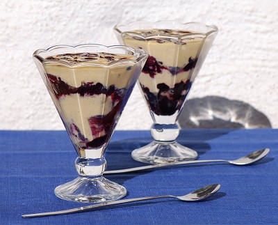 Heidelbeer Trifle