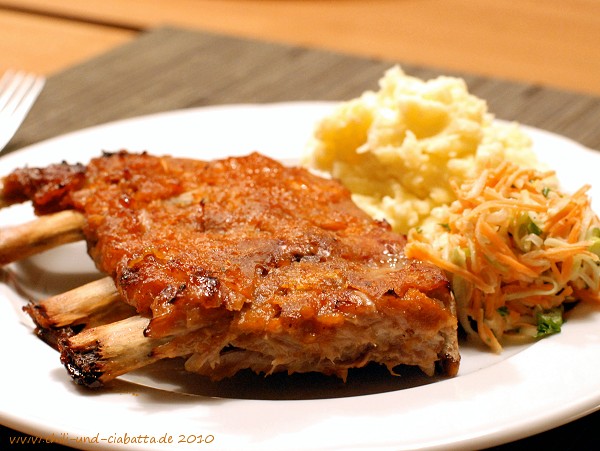 Kalbsribs in fruchtig-scharfer Marinade