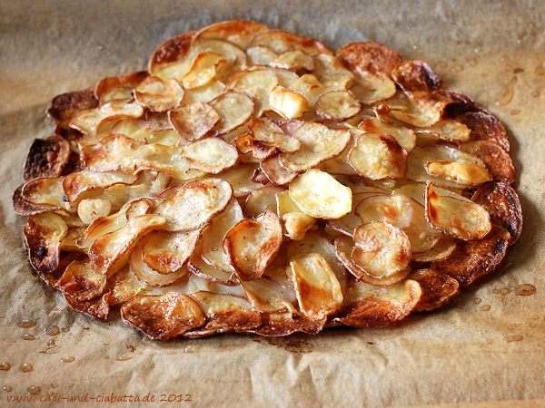 Kartoffel-Galette gebacken