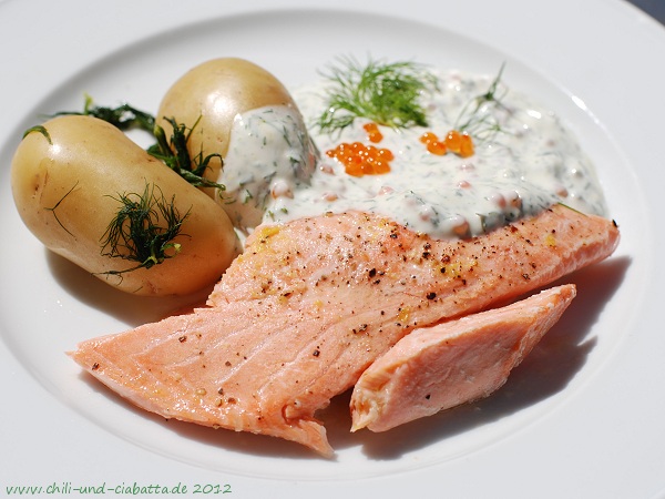 Lachs mit Dillkartoffeln