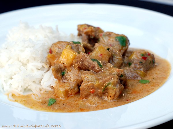 Lammcurry mit Mango