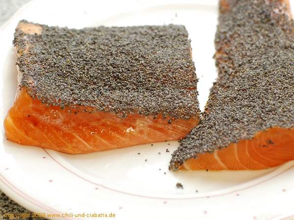 Lachs mit Mohn