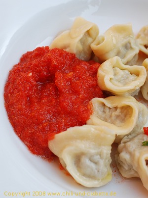 Pelmeni mit Adschika