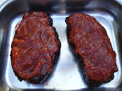 geräucherte Steaks mit Barbecuesauce