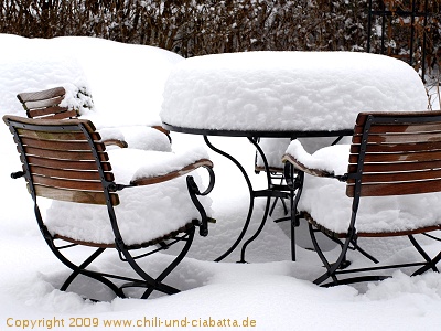 Ergiebige Schneefälle im Bayerischen Wald