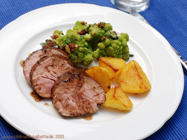 Schweinefilet mit Romanesco