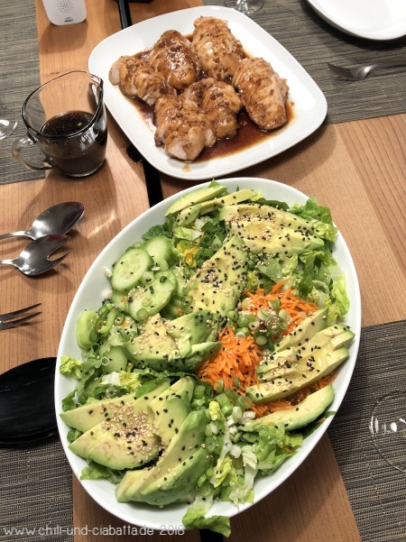 Teriyaki Hähnchen Salat