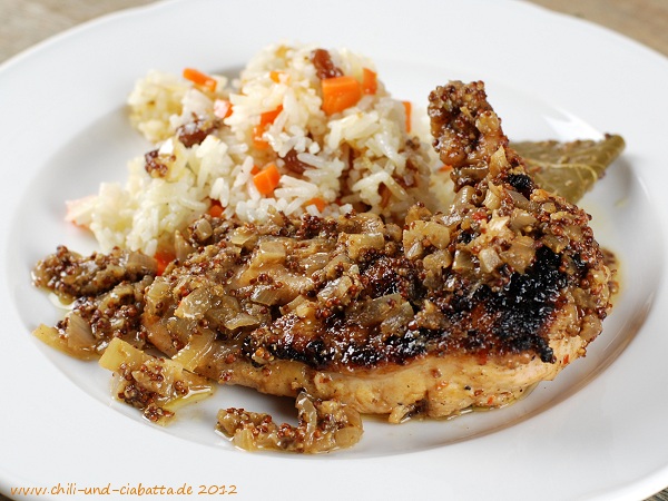 Hähnchen mit Zitronen-Senf-Sauce (Yassahuhn) – Chili und Ciabatta